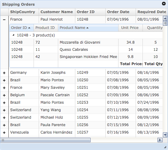 paramquery-best-javascript-data-grids-and-spreadsheets-for-react