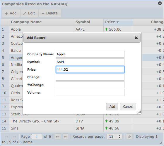 ParamQuery edit data in pop-up